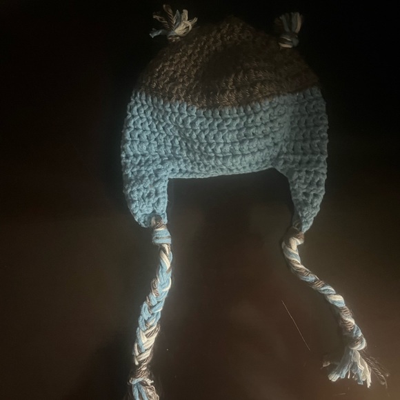 Handmade Owl Knitted Hat Infant - Picture 2 of 2